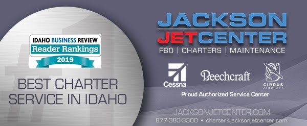 Jackson Jet Center Named Best Charter Service in Idaho