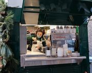 How We Add Custom Branding to Coffee Carts for Corporate Events